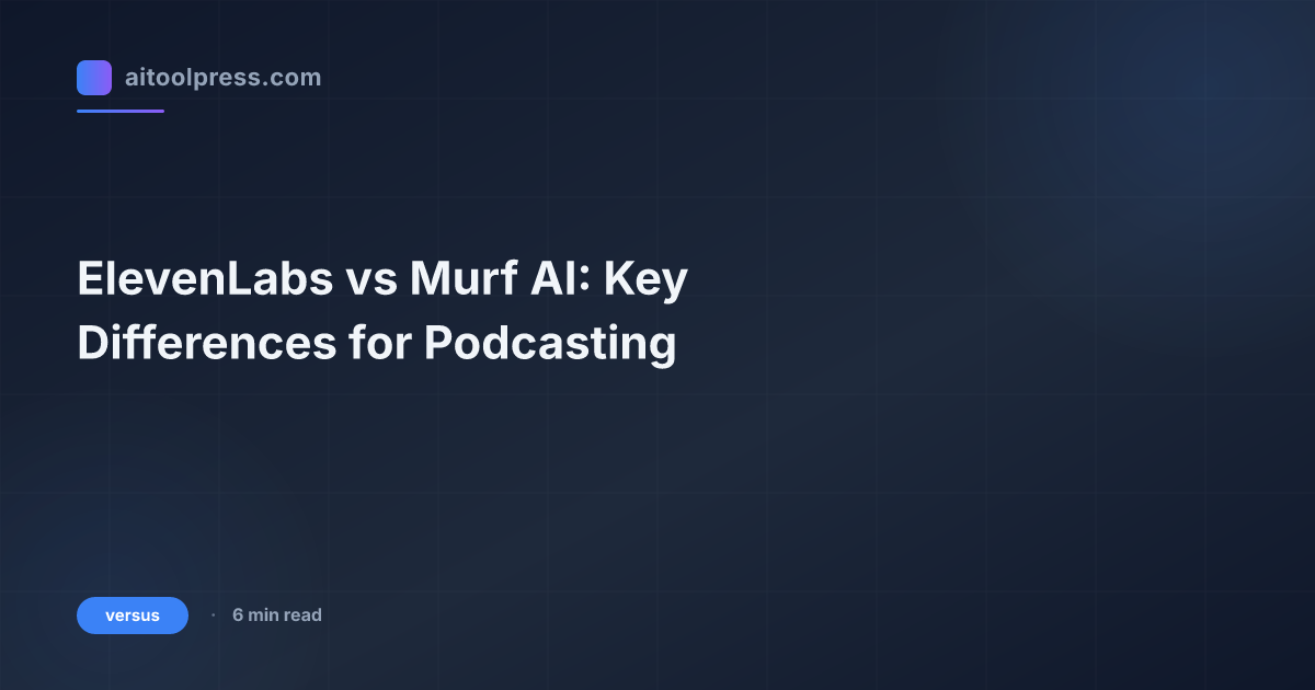 ElevenLabs vs Murf AI: Key Differences for Podcasting