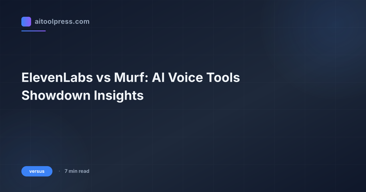 ElevenLabs vs Murf: AI Voice Tools Showdown Insights