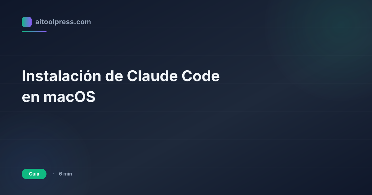 Instalación de Claude Code en macOS