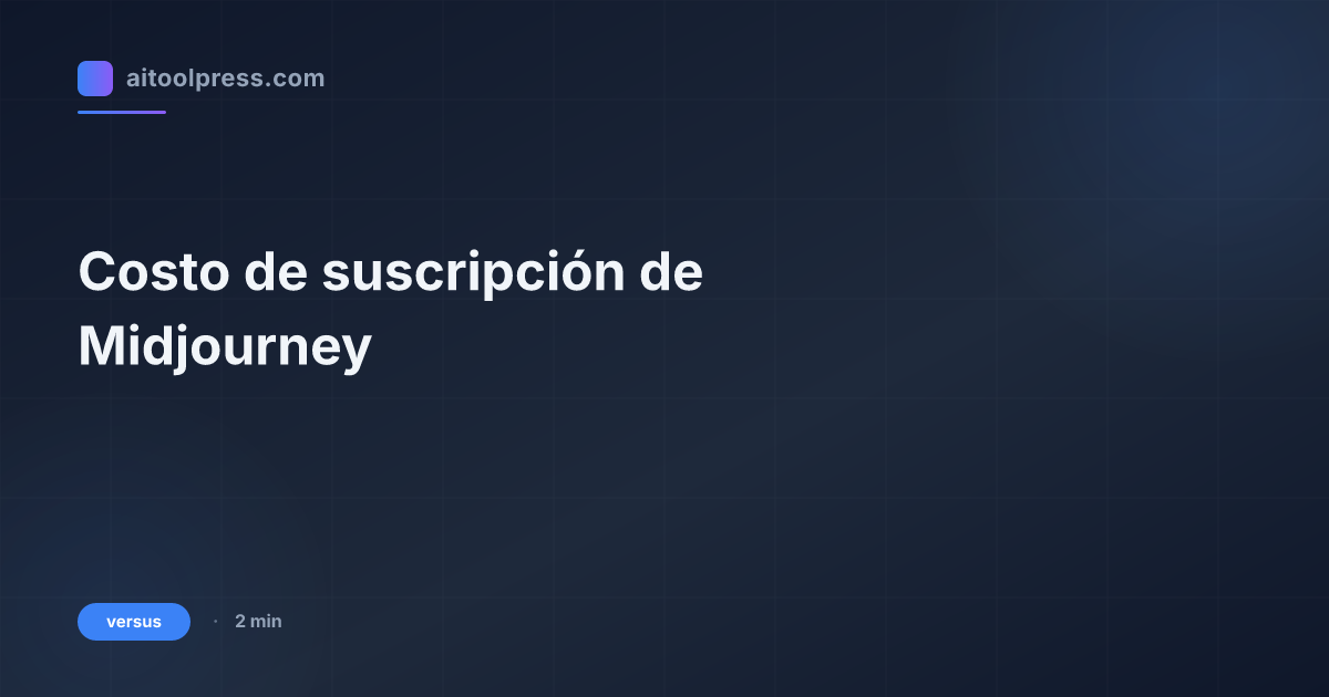 Costo de suscripción de Midjourney