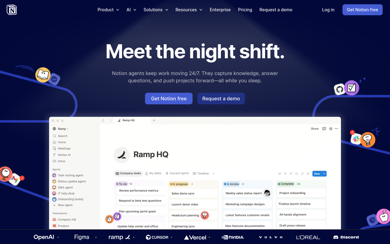 Notion Homepage — Screenshot captured 2026-04-10