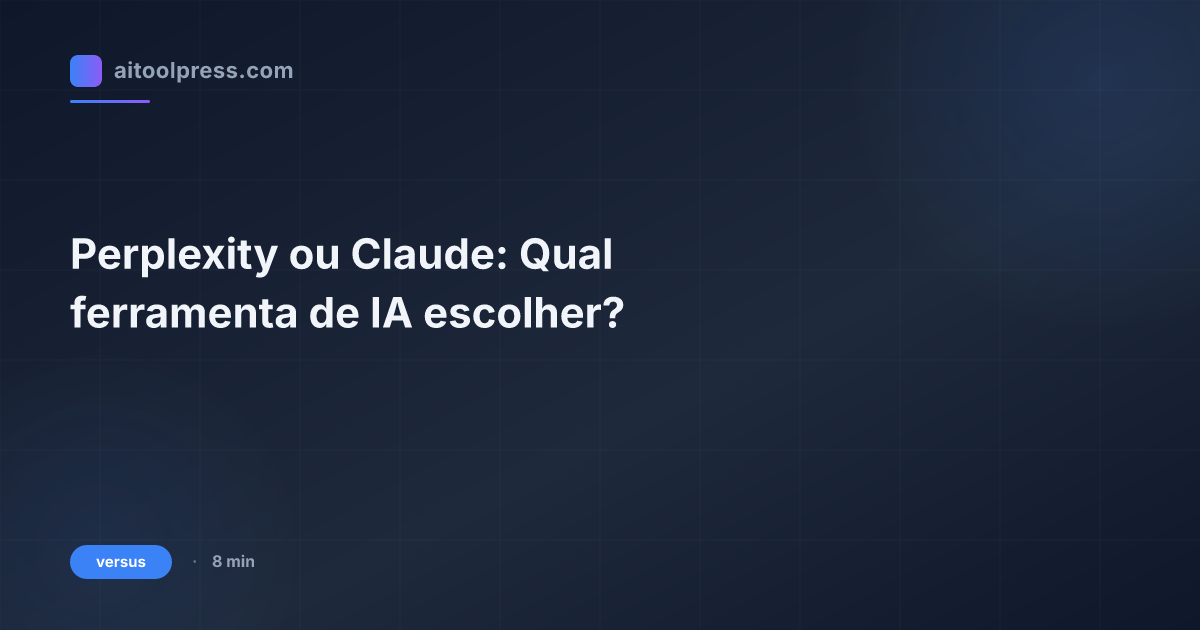 Perplexity ou Claude: Qual ferramenta de IA escolher?