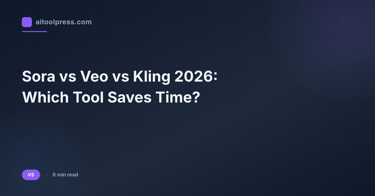 Sora vs Veo vs Kling 2026: Which Tool Saves Time?