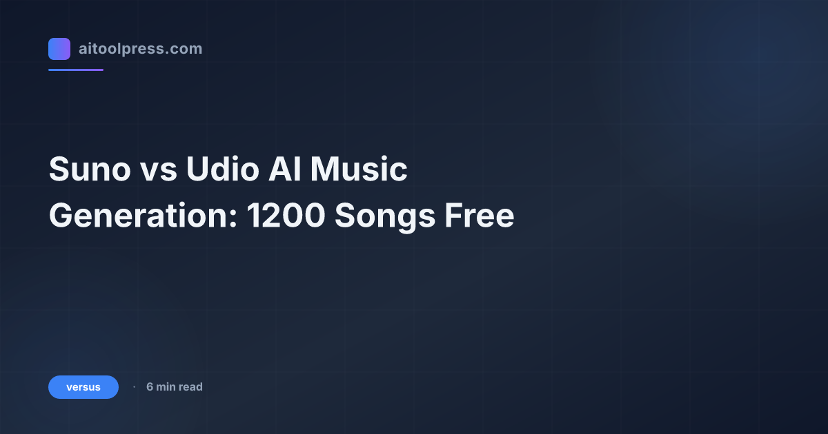 Suno vs Udio AI Music Generation: 1200 Songs Free