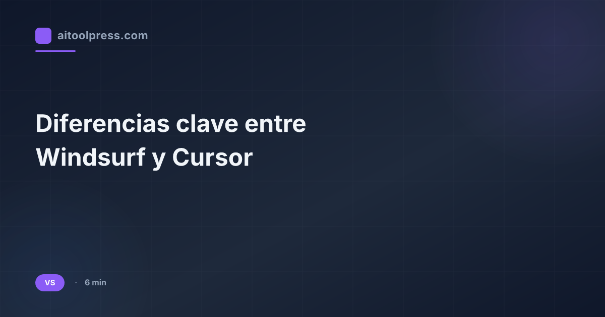 Diferencias clave entre Windsurf y Cursor